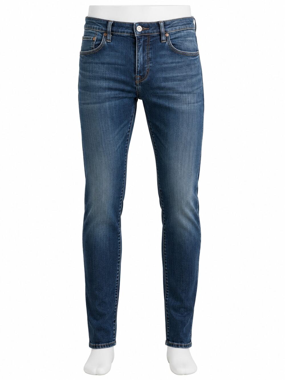 Lucky Brand Men's Medium Wash Stretch Denim 110 Skinny Jeans - Size 29x32